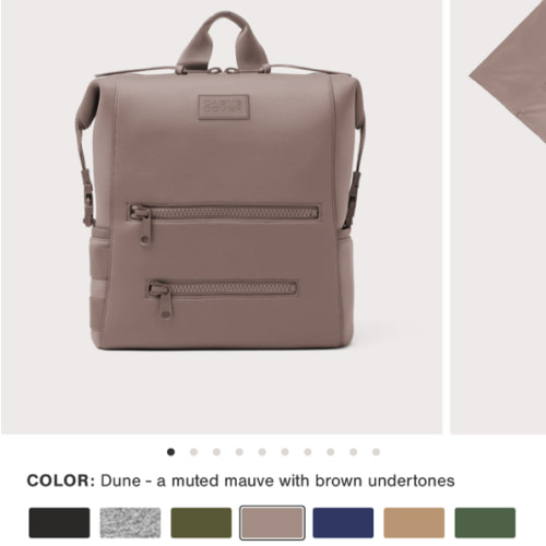 Indi Diaper Backpack in Dune, Large