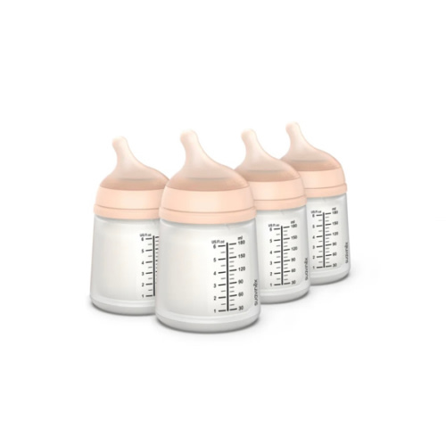 Suavinex Zerø.Zerø™ Anti-Colic Bottle 6oz (4 pack) Color: Fair