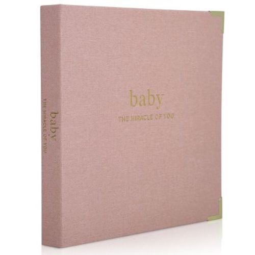 Keepsake Baby Memory Book For Boys And Girls – Timeless First 5 Year Baby Journal, Scrapbook And Photo Album