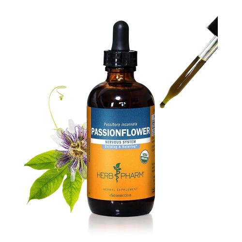 Herb Pharm Certified Organic Passionflower Liquid Extract - 4 Fl Oz