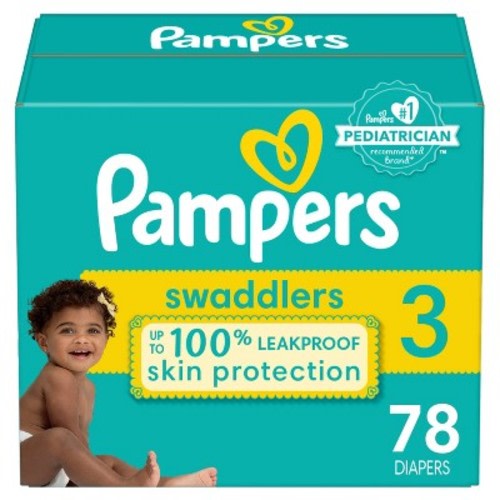 Pampers Swaddlers Diapers Super Pack - Size 3 - 78ct