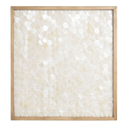 Capiz Shell Framed Wall Decor