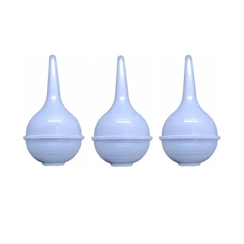 Comfort Soft Sterile Ear Bulb Rubber Hand Squeeze Baby Bulb Suction Sucker - 2 oz - Nasal - Ulcer (3 Pack)