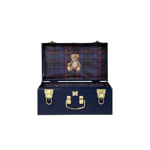 Quick Ship Teddy Bear Mini Baby Trunk - Navy