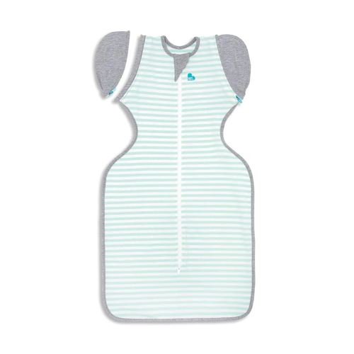 Love to Dream Swaddle Up Transition Swaddle, Patented Zip-Off Wings, Gently Help Baby Transition from Being Swaddled to Arms Free When Showing Signs of Rolling, 1.0 TOG, 13-19 lbs, Mint