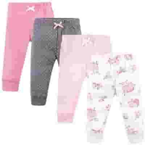 Hudson Baby Cotton Pants (Infant 3T) 4 Count