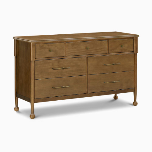 Namesake Alouette 7-Drawer Wide Assembled Dresser - Natural Walnut
