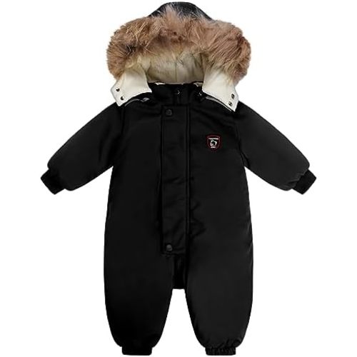 Newborn Baby Boys Girls Snowsuits Infant Toddler Winter Snow Suit Coat Clothes