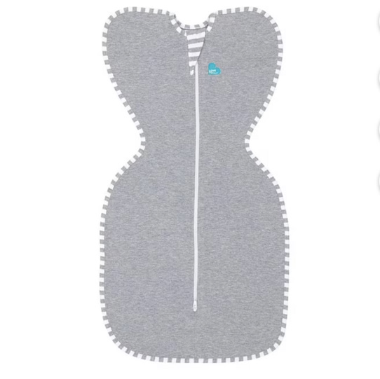 Free Shipping! Love To Dream Baby Sleep Sack Cotton 1.0 TOG Arms Up Design, Twin Zipper, Small 8-13 lbs, Gray
