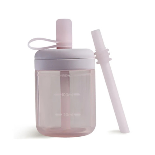 Silicone Training Cup with Straw