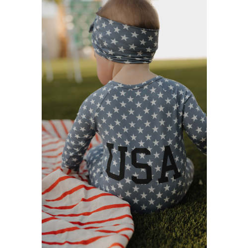 Bamboo Zip Pajamas | Star Spangled