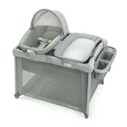 Graco Pack n Play Quick Connect Playard with Portable Bouncer, Raleigh, Unisex