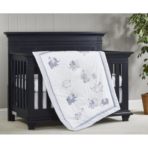 Oxford Baby Ele- A- Fun (3 Pc Crib Nursery Bedding Set) | Wayfair