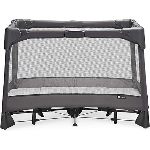 4moms Breeze GO Portable Travel Playard, for Baby, Infant, and Toddler, Easy One-Handed Setup, from The Makers of The mamaRoo
