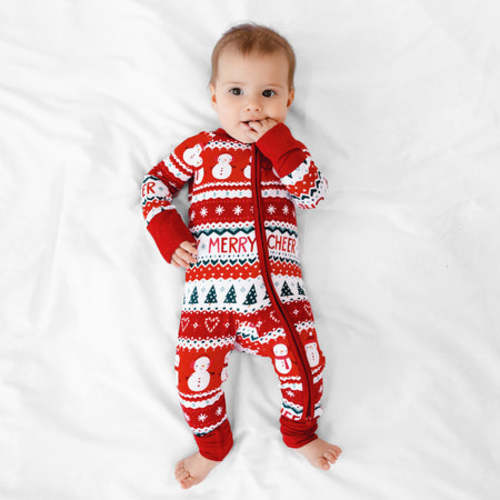 Festive Fair Isle Zippy - 6-12M