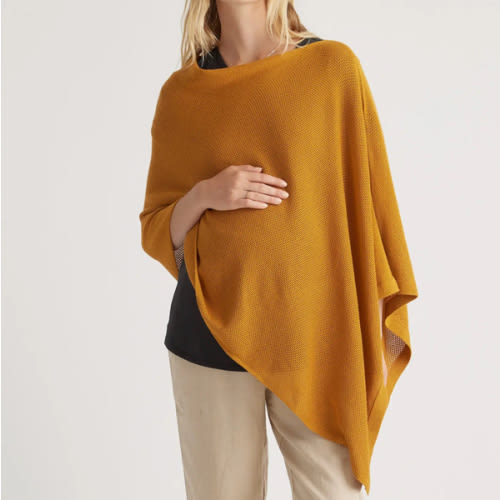 Lightweight Cotton Cashmere Nursing Shawl