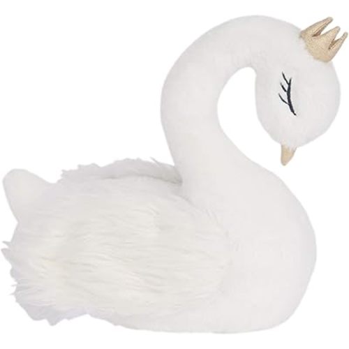 Lambs & Ivy Signature Swan Princess Plush White Stuffed Animal Toy - Princess