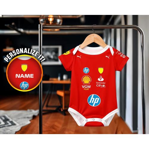 SF Formula 1 Baby Toodler 2 - 24 months 2T Jumpsuit Onesie Romper | F1 Fan Gear | Kids Tracksuit Outdoors Clothing