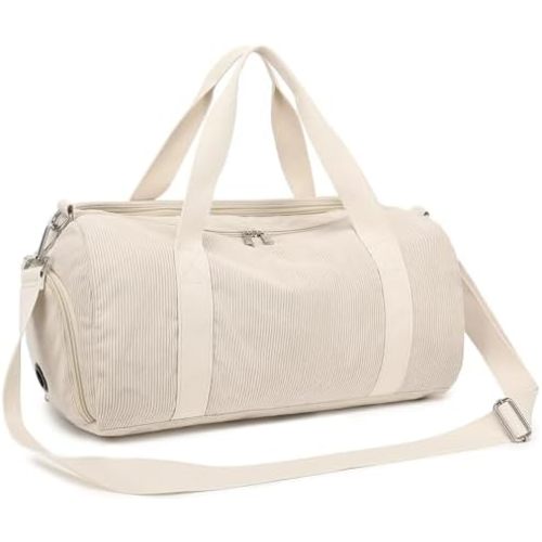 BLUBOON Duffle Bag Girls Kids Cute Gym Bag with Shoes Compartment & Wet Separation Waterproof Sports Overnight Travel Bag