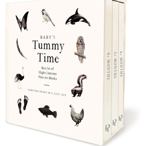 Baby's Tummy Time Book Box Set: A 3-Book Box Set of High-Contrast Art for Visual Stimulation at Tummy Time (Our Little Adventures Series)