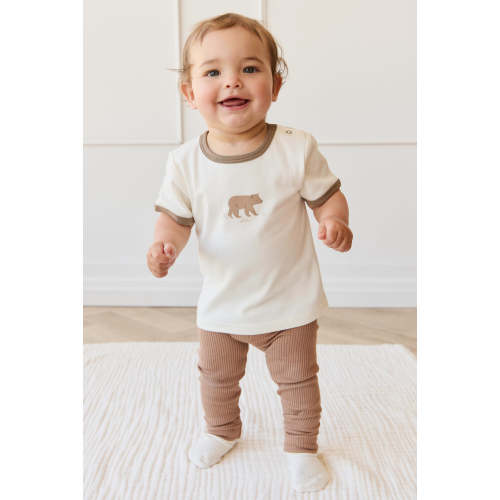 Pima Cotton Erik Tee - Buddy Bear Cloud – Jamie Kay USA