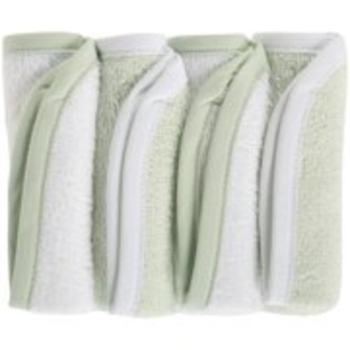 American Baby Company Celery Cotton Terry Washcloths 4 ct Pack
