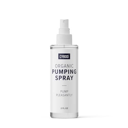 CoBoo Breast Pump Flange Spray | Helps Sore Nipples & Clogged Milk Ducts | Skin Lubricant for Breast Pumping | Apply Pumping Spray Directly to Shields | Vegan & Lanolin Free | (2 Fl Oz)
