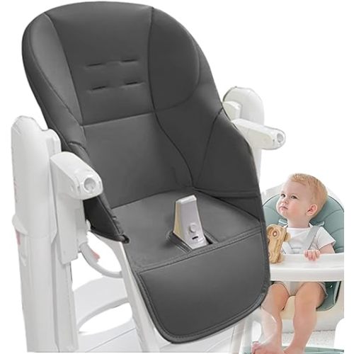 High Chair Covers for Baby, High Chair Cushion, Universial Replacement Cover for Gracos, Aoneo, Kosmic Jané, Peg Perego High Chair Seat Cover, Cot, Dark Gray, VUN5U6SKRWQSB88U9JQN