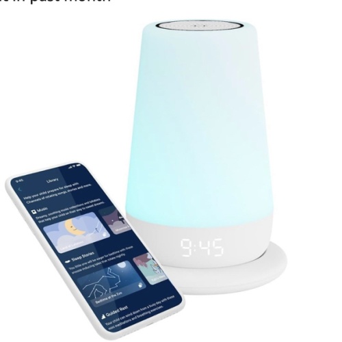 Hatch Rest+ Baby & Kids Sound Machine | 2nd Gen | Child’s Night Light, Alarm Clock, Toddler Sleep Trainer, Time-to-Rise, White Noise, Bedtime Stories, Portable, Backup Battery (with Charging Base)