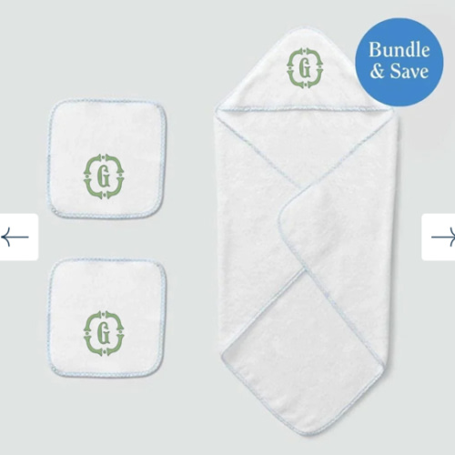 Personalized Baby Bath Bundle | Weezie Towels