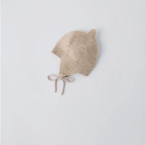 WOOL AND CASHMERE HAT - Tan marl | ZARA United States