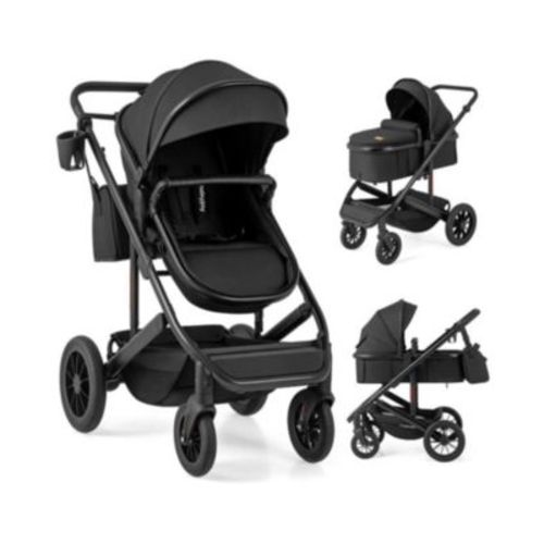 Toddler 3-in-1 Folding Convertible Newborn Stroller with Detachable Bassinet