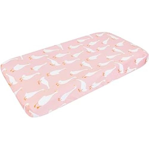 Copper Pearl Premium Knit Changing Pad Cover : Soft, Stylish, and Universal Fit for All Standard Diaper Changing Pads, Trendy Design Changing Pad Covers, Goosie