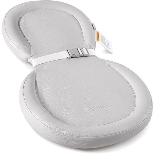 Baby Changing Pad, Soft, Foldable Leather Diaper Changing Pad, Contoured Changing Table Pads for Dresser, Waterproof & Non-Slip Wipeable, 30"X19",Gray