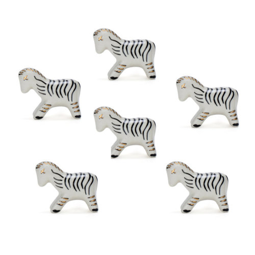 Perilla Home Oversized 2.5" Length Zebra Bennett Novelty Knob Multipack & Reviews | Wayfair