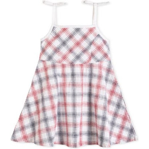 Girls' Sleeveless Bow Shoulder Simple Sundress, Infant, 3-6M