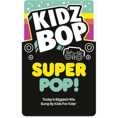 YOTO Kidz BOP Super Pop! – Kids Audio Card for Use with Player & Mini All-in-1 Audio Device, Screen–Free Listening with Fun Singalong Music for Playtime Parties & Travel, Ages 5+