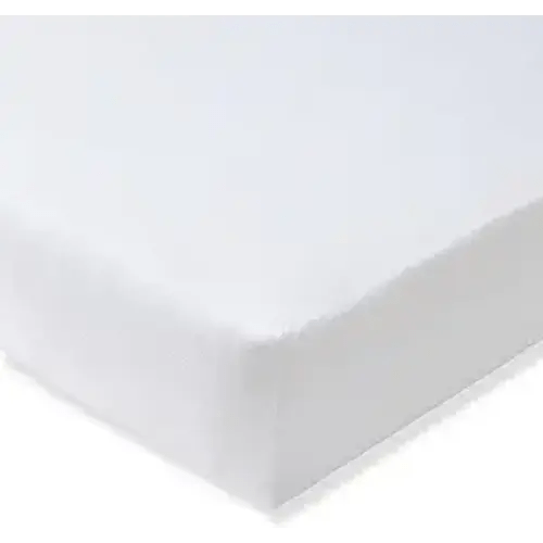 Fitted Crib Sheet: White