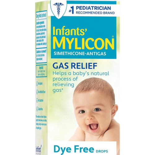 MYLICON Infants Gas Relief Drops for Infants and Babies, Dye Free Formula, 1 Fluid Ounce