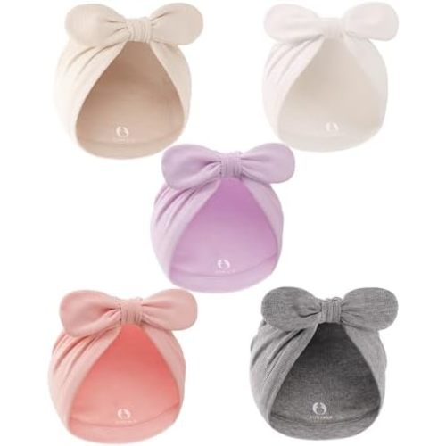FURTALK Baby Hats Newborn Turban Soft Infant Beanie Girls Caps