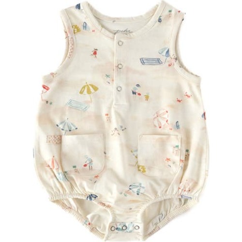 Sleeveless Organic Cotton Bodysuit, 0-3M