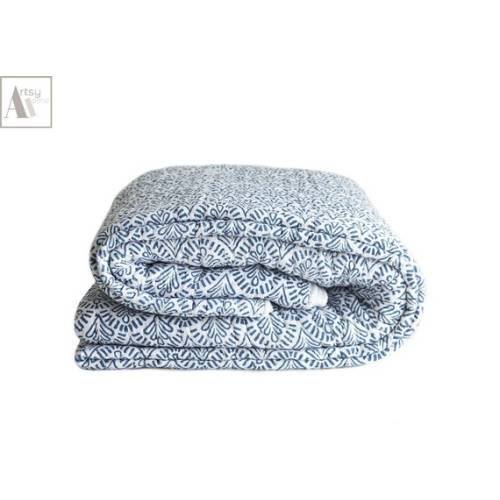 Baby Quilt Nursery Blanket Hand Block Printed Light Weight - Etsy
