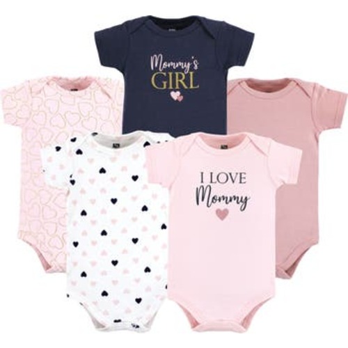 Cotton Bodysuits 5-Pack, 3-6M