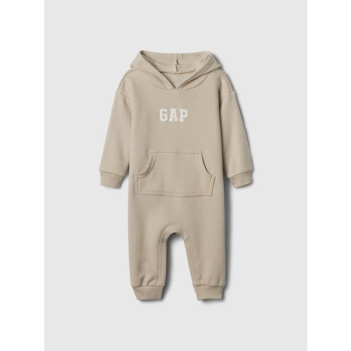 Baby Logo One-Piece in bedrock beige, size: 18-24 M