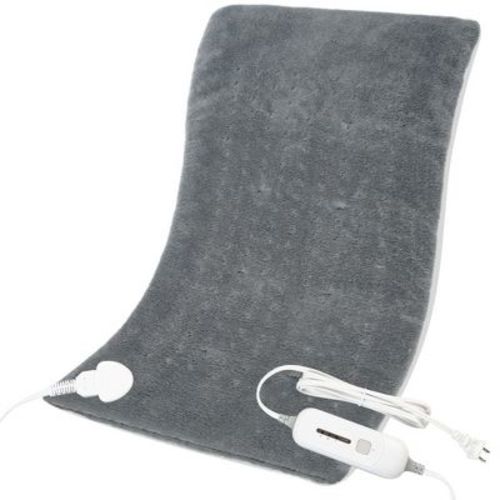 Swtroom 12''x24'' Grey Weighted Electric Heating Pad for Pain Relief, Machine Washable with 3 Heat Settings ,Heating pad for Neck and Shoulder, Knee