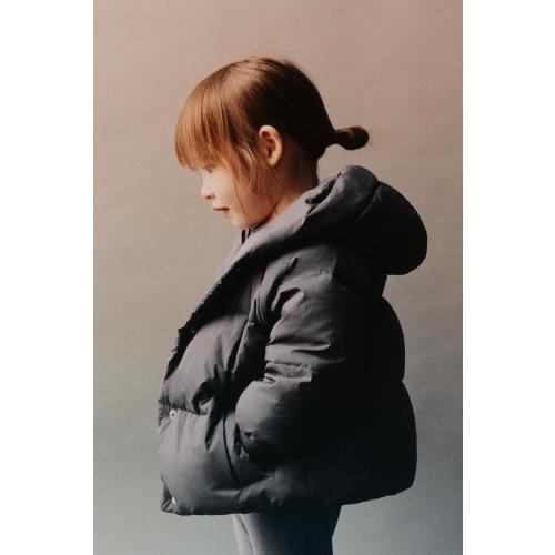 DOWN PUFFER COAT - Anthracite grey | ZARA United States