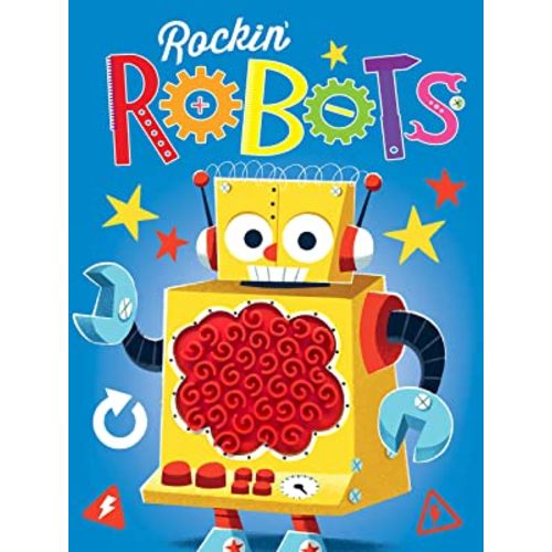 Rockin Robots - Silicone Touch and Feel Board Book - Sensory Board Book