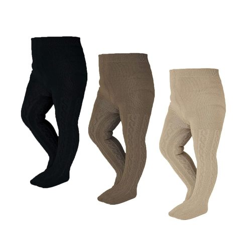 EPEIUS Baby Girl Tights Thick Cable Knit Leggings Stockings Cotton Pantyhose for Newborn Infant Toddler 3/4/5/6 Pack