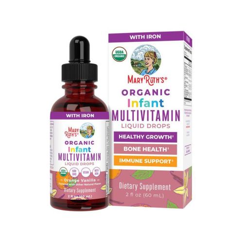 MaryRuth's Organic Infant Multivitamin with Iron Liquid Drops
