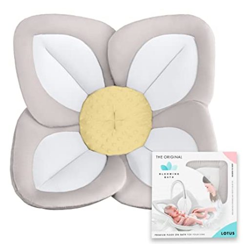 Blooming Bath Baby Bath Seat - (Lotus, Gray/White/Yellow)